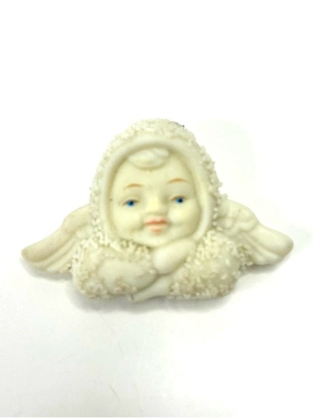 Dept. 56 Vintage Porcelain Snowbabies Brooch